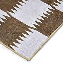 Tapis Wilton - Gobi (marron/blanc)