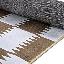 Tapis Wilton - Gobi (marron/blanc)