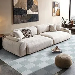 Tapis Wilton - Gobi (gris/blanc)