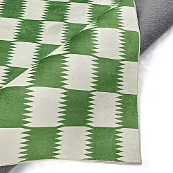 Tapis Wilton - Gobi (vert/blanc)