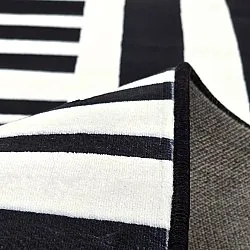 Tapis Wilton - Joma (noir/blanc)