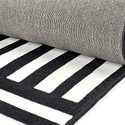 Tapis Wilton - Joma (noir/blanc)