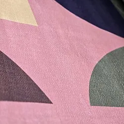 Tapis Wilton - Kalami (rose/multicolore)