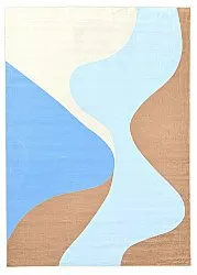 Tapis Wilton - Leiden (bleu/marron)