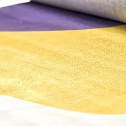 Tapis Wilton - Leiden (jaune/violet)
