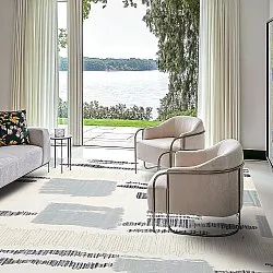 Tapis Wilton - Lucerne (gris/multicolore)