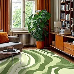 Tapis Wilton - Mudgee (vert/multicolore)