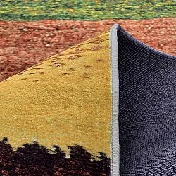 Tapis Wilton - Oia (rouge/multicolore)