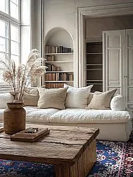 Tapis Wilton - Peking (bleu)