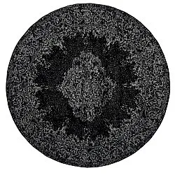 Tapis rond - Pékin (noir)