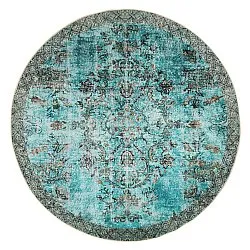 Tapis rond - Rosalie (bleu)