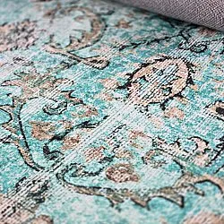 Tapis rond - Rosalie (bleu)