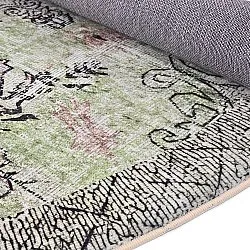 Tapis rond - Rosalie (vert)