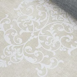 Tapis Wilton - Santi (beige/blanc)