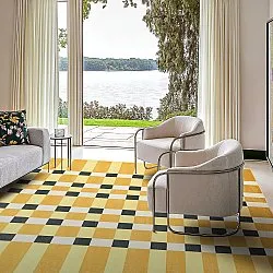 Tapis Wilton - Sedona (jaune/multicolore)