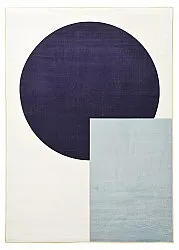Tapis Wilton - Taos (blanc/noir/gris)