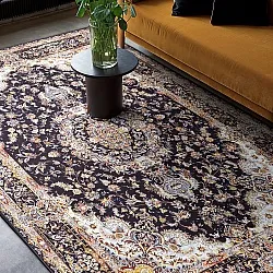 Tapis Wilton - Vakifli (noir/multicolore)