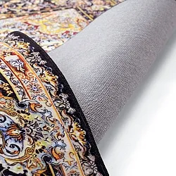 Tapis Wilton - Vakifli (noir/multicolore)