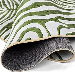 Tapis rond - Zebra (vert)