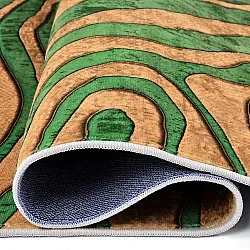 Tapis Wilton - Zebra (vert/orange)