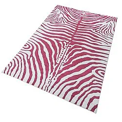 Tapis Wilton - Zebra (rose)