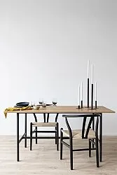 Chaise - Alta (noir/beige) - 2 pièces
