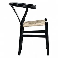 Chaise - Alta (noir/beige) - 2 pièces