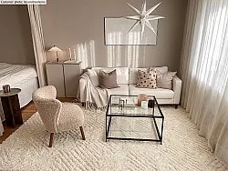 Tapis ronds - Monti (blanc cassé)