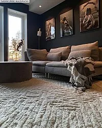 Tapis ronds - Monti (blanc cassé)