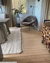 Tapis à poils longs - Orellana (beige)