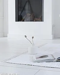 Tapis patchwork - Silje (blanc)