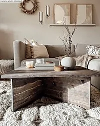 Tapis à poils longs - Fondi (beige)
