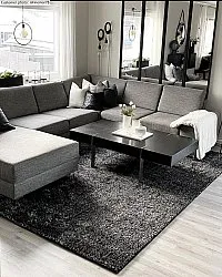 Tapis à poils longs - Cosy (anthracite)