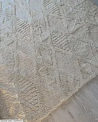 Tapis à poils longs - Everett (blanc cassé)