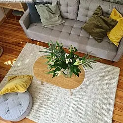 Tapis en laine - Avafors Wool Bubble (beige)