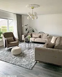 Tapis à poils longs - Cloud Super Soft (gris)