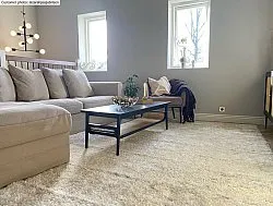 Tapis à poils longs - Cosy (beige)