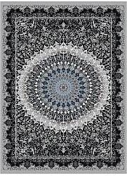 Tapis Wilton - Yelda (noir/multicolore)