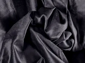 Rideaux - Rideau en velours Juliet (noir/bleu foncé)