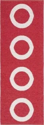 Tapis en plastique - Horredsmattan Circus (rouge)