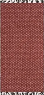 Tapis en plastique et fil - Horredsmattan Julie Mix (rouge)