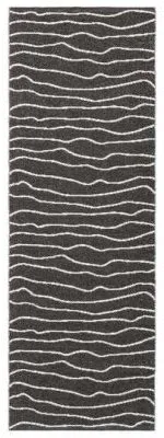 Tapis en plastique - Horredsmattan Line (noir)