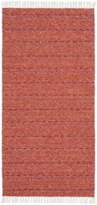 Tapis en plastique et fil - Horredsmattan Svea Mix (rouge)
