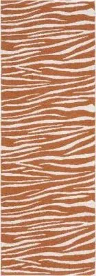 Tapis en plastique - Tapis Horred Zebra (rouille)