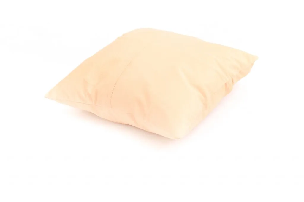 Coussin en velours (abricot) (housse de coussin) 45 x 45 cm