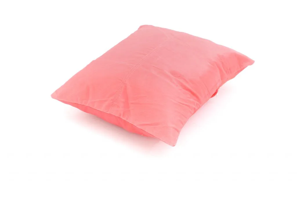 Coussin en velours (rose) (housse de coussin) 45 x 45 cm