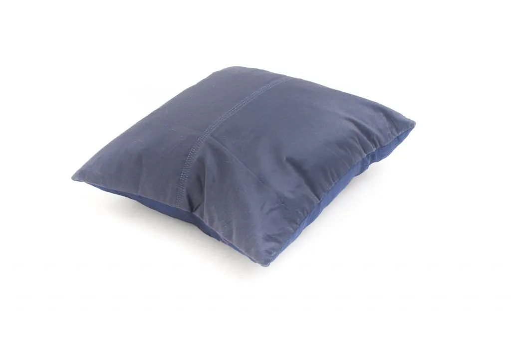 Coussin en velours (bleu) (housse de coussin) 45 x 45 cm