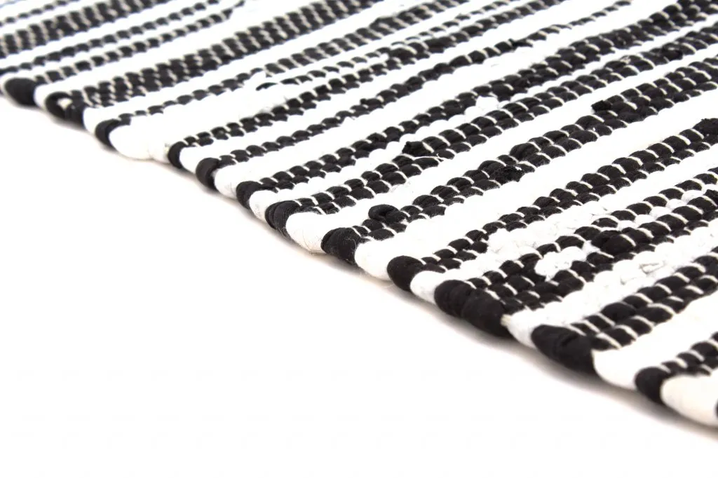 Tapis chiffons de Strehög of Sweden - Tulka (gris)