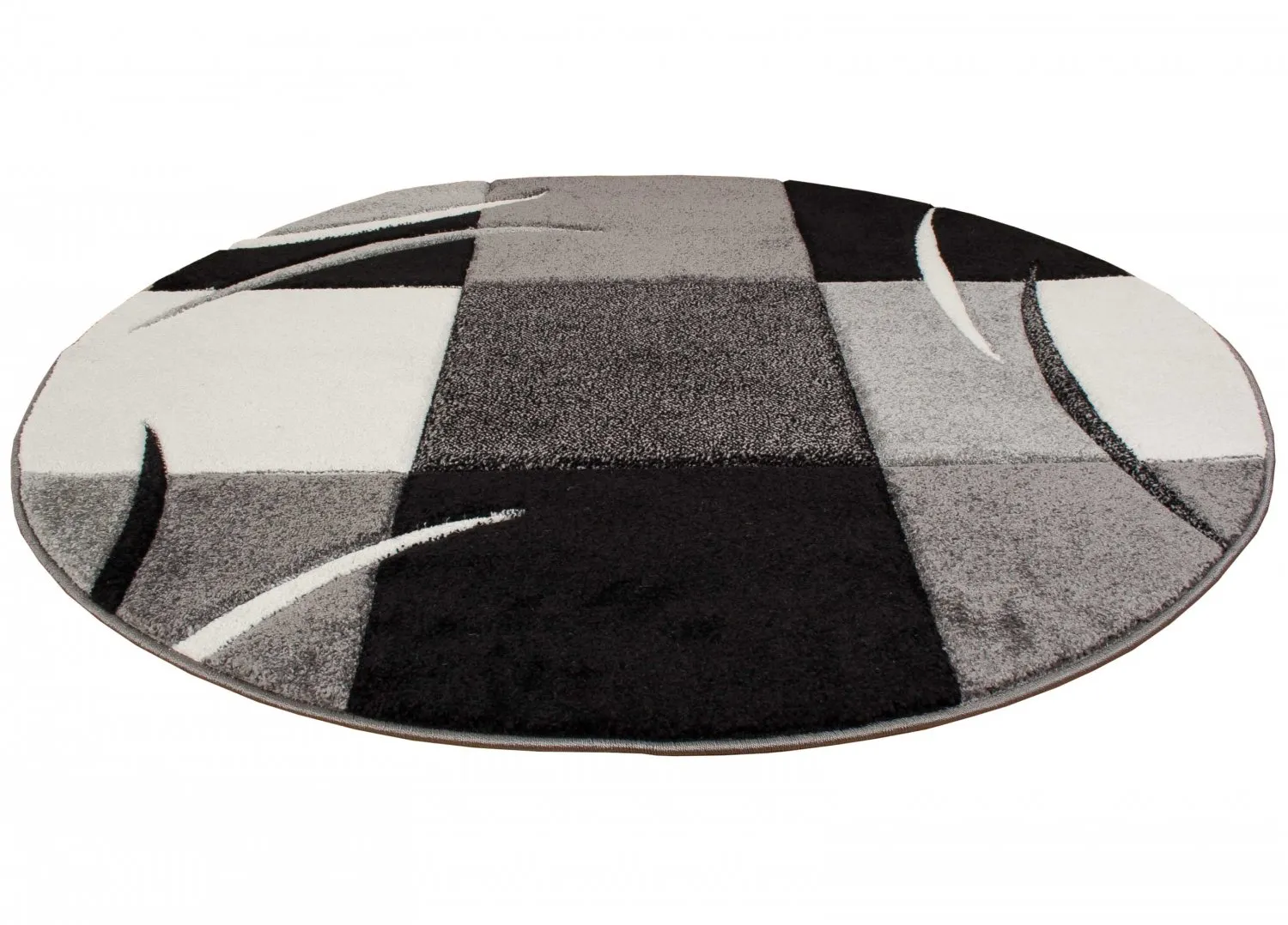 Tapis Wilton - London Patch (noir)