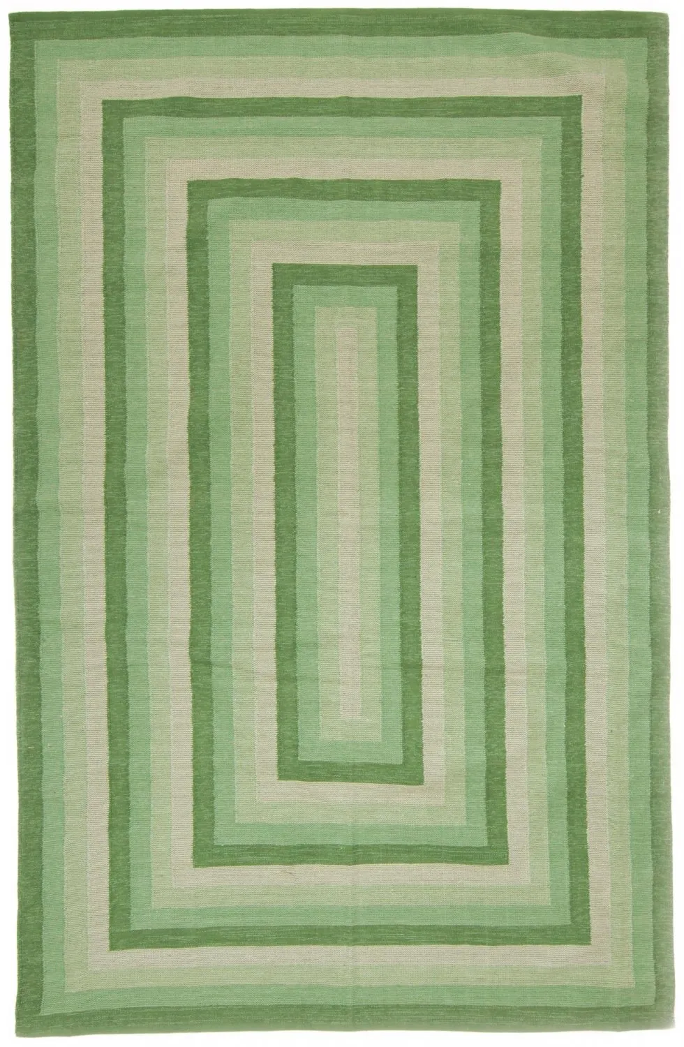 Tapis en patchwork - Chania (vert)